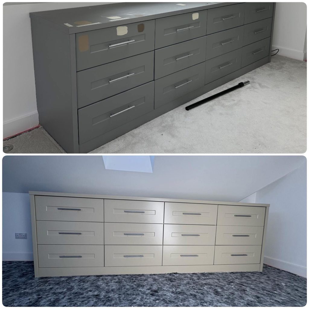 Old furniture colour